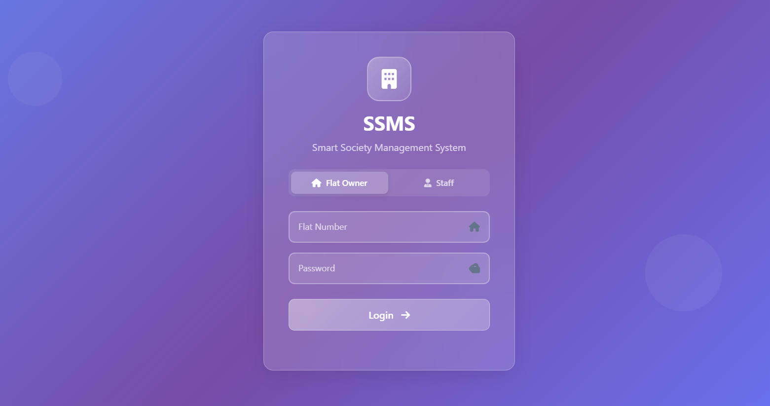 Society Management System